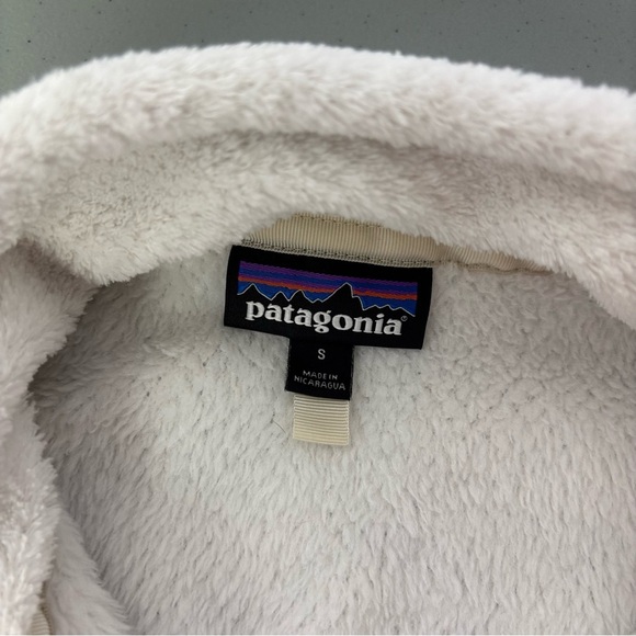 Patagonia Re-Tool Snap T Pullover Sweatshirt Jacket Soft Women's Small Ivory - Picture 7 of 11